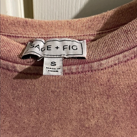 Sage & Fig Star Patterned Pink and Orange Sweatshirt Dress - Picture 3 of 12